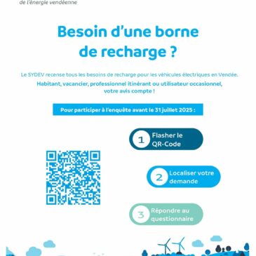 Besoin d’une borne de recharge?