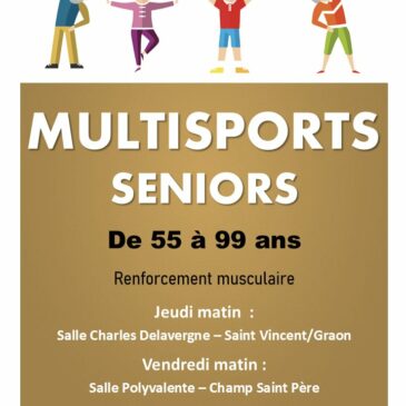 Multisports seniors reprise le 5 septembre 2025