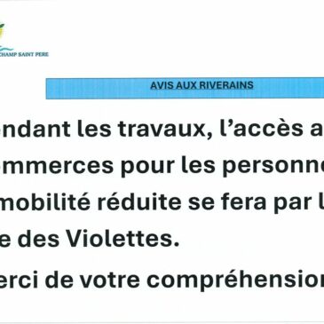 Avis aux riverains