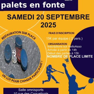 Concours de palets en fonte