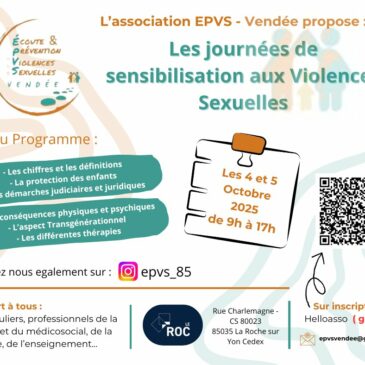 Les journées de sensibilisation aux violences sexuelles