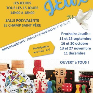 APRÈS-MIDI « JEUX »