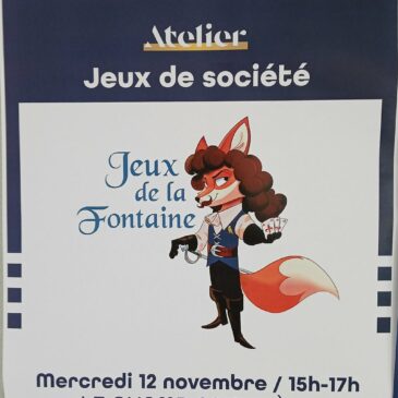 JEUX DE SOCIETE A LA BIBLIOTHEQUE.