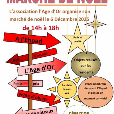 Marché de noël à l’Ehpad Beauséjour