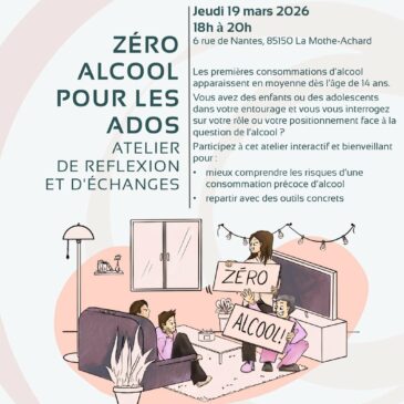 Zéro alcool pour les les ados
