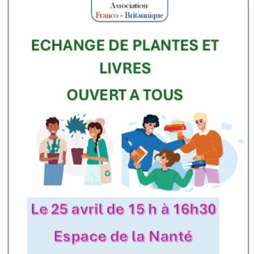 ECHANGE DE PLANTES ET LIVRES