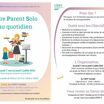 Etre parent solo au quotidien